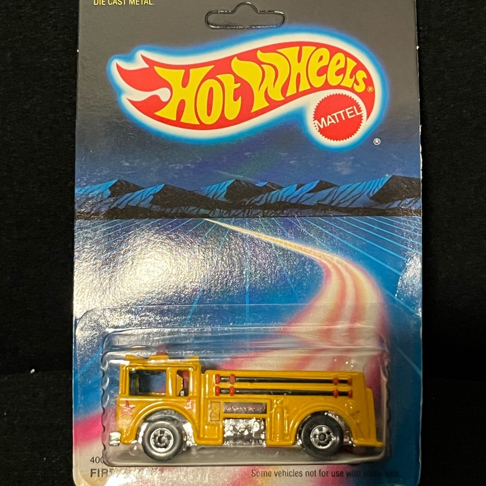 Vintage 1987 Mattel Hot Wheels Fire Eater Vehicle #4001 NEW Toy Fire Truck Car